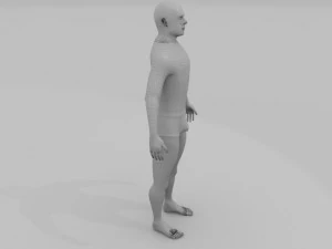 human male pack 3D Model