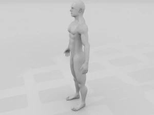 human male pack 3D Model