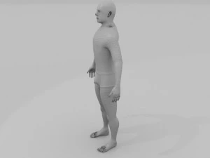 human male pack 3D Model