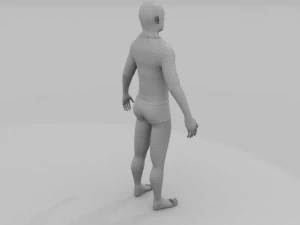human male pack 3D Model