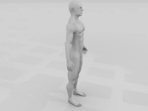 human male pack 3D Model