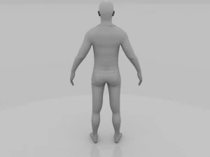 human male pack 3D Model