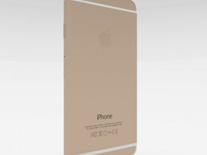 iphone 6 gold 3D 模型