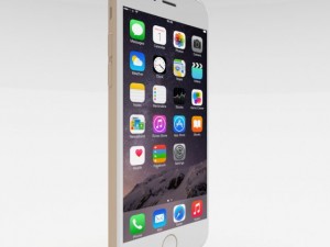 iphone 6 gold 3D 模型
