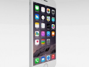 iphone 6 silver 3D-Modell