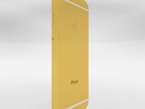 iphone 6 gold plated 3D Model