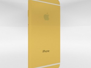 iphone 6 gold plated 3D Model