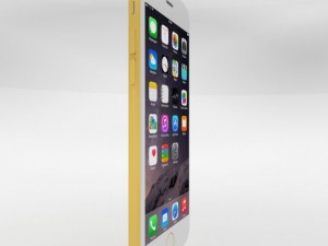 iphone 6 gold plated 3D Model