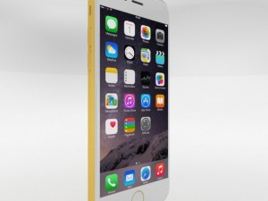 iphone 6 gold plated 3D Model