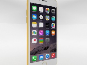 iphone 6 gold plated 3D Model