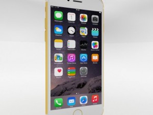 iphone 6 gold plated 3D Model