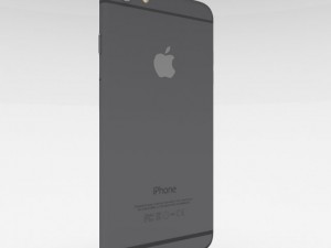iphone 6 plus space grey Model 3D