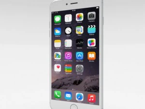 iphone 6 plus silver 3D Model
