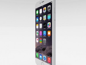 iphone 6 plus silver 3D Model