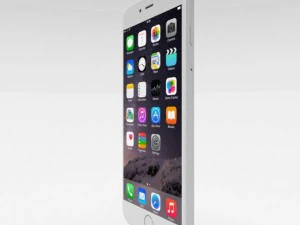 iphone 6 plus silver 3D Model
