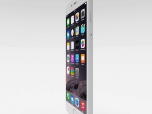 iphone 6 plus silver 3D Model