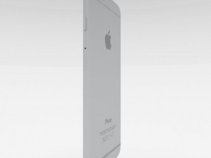 iphone 6 plus silver 3D Model