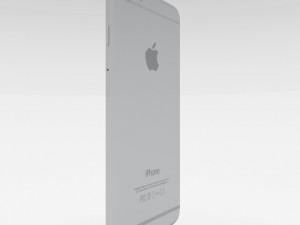 iphone 6 plus silver 3D Model