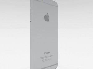iphone 6 plus silver 3D Model