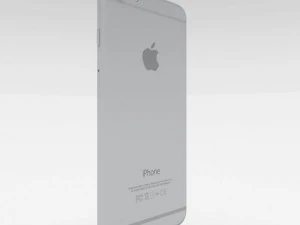 iphone 6 plus silver 3D Model