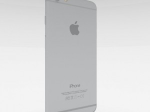 iphone 6 plus silver 3D Model