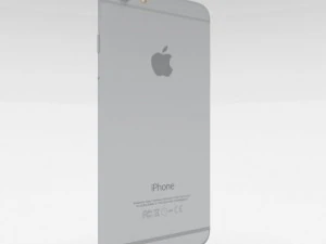 iphone 6 plus silver 3D Model