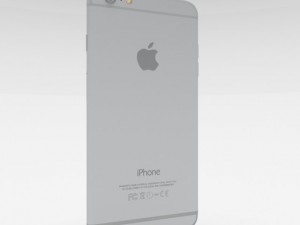 iphone 6 plus silver 3D Model