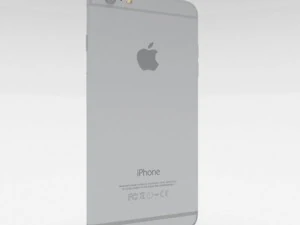 iphone 6 plus silver 3D Model