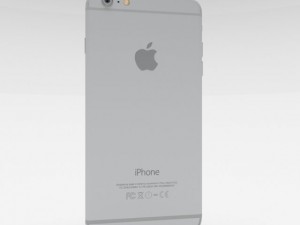 iphone 6 plus silver 3D Model