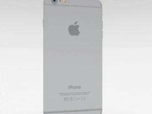 iphone 6 plus silver 3D Model