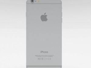iphone 6 plus silver 3D Model