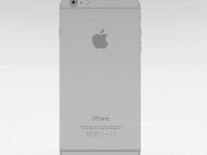 iphone 6 plus silver 3D Model