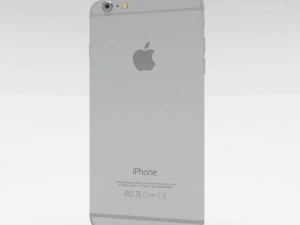 iphone 6 plus silver 3D Model