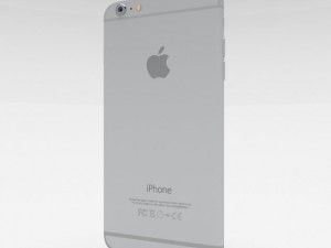 iphone 6 plus silver 3D Model