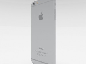 iphone 6 plus silver 3D Model