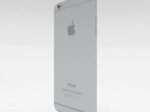 iphone 6 plus silver 3D Model