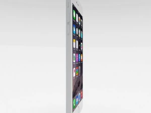 iphone 6 plus silver 3D Model
