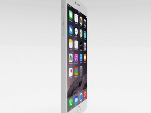 iphone 6 plus silver 3D Model
