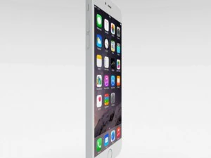 iphone 6 plus silver 3D Model