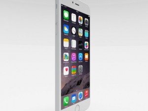iphone 6 plus silver 3D Model