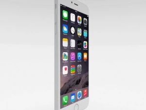 iphone 6 plus silver 3D Model