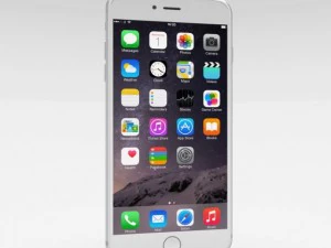 iphone 6 plus silver 3D Model