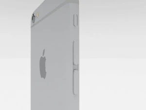 iphone 6 plus silver 3D Model