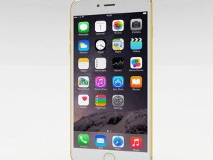 iphone 6 plus gold plated 3D Model