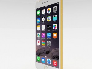 iphone 6 plus gold plated 3D Модель