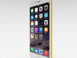 iphone 6 plus gold plated 3D Model