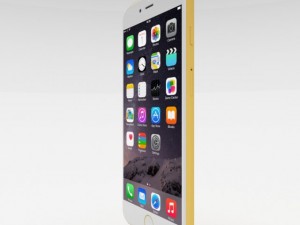 iphone 6 plus gold plated 3D Модель