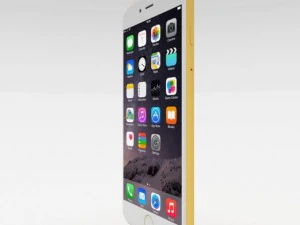 iphone 6 plus gold plated 3D Model