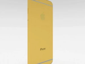 iphone 6 plus gold plated 3D Model
