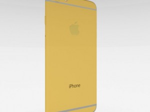 iphone 6 plus gold plated 3D Модель